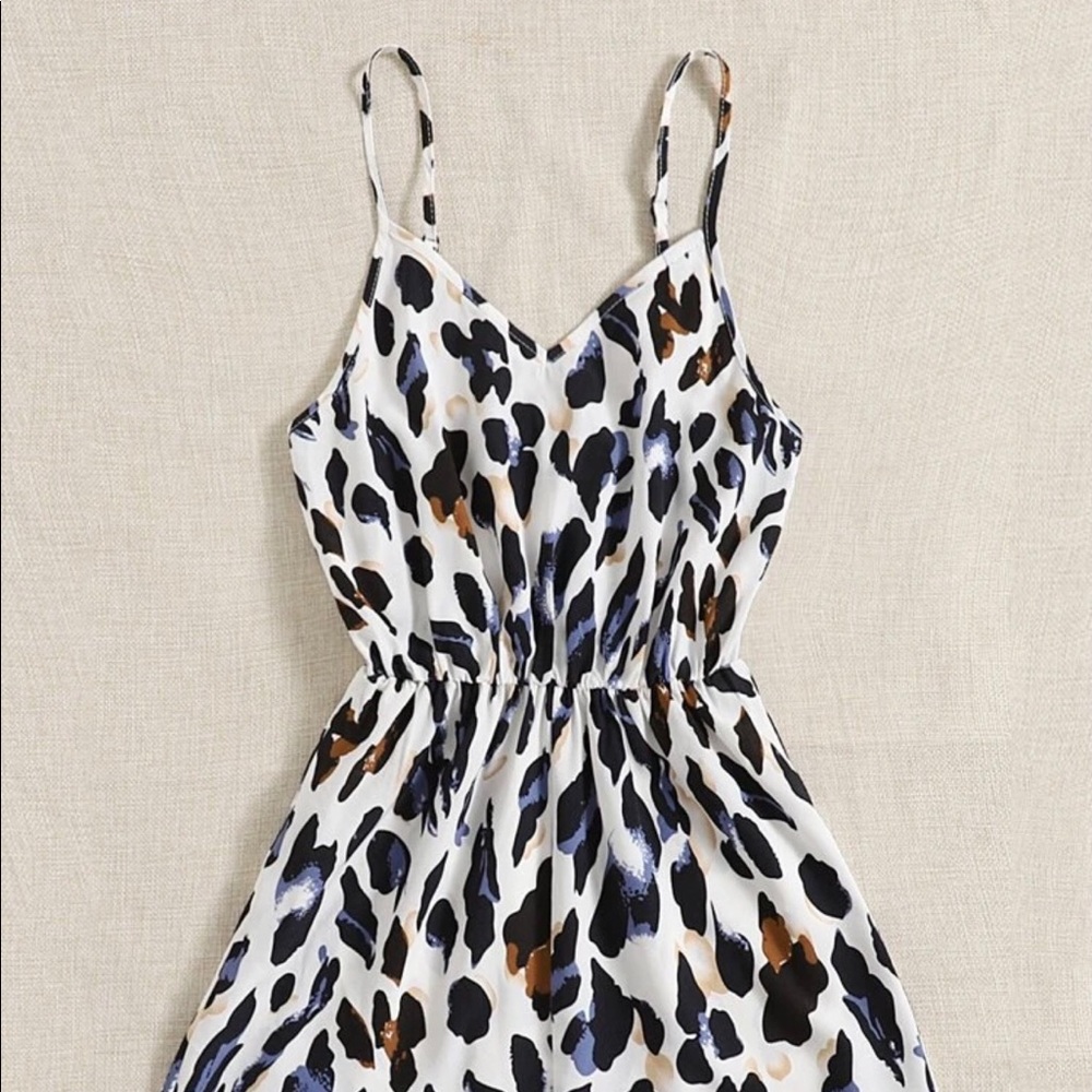 Shein Multicolor Cheetah Romper